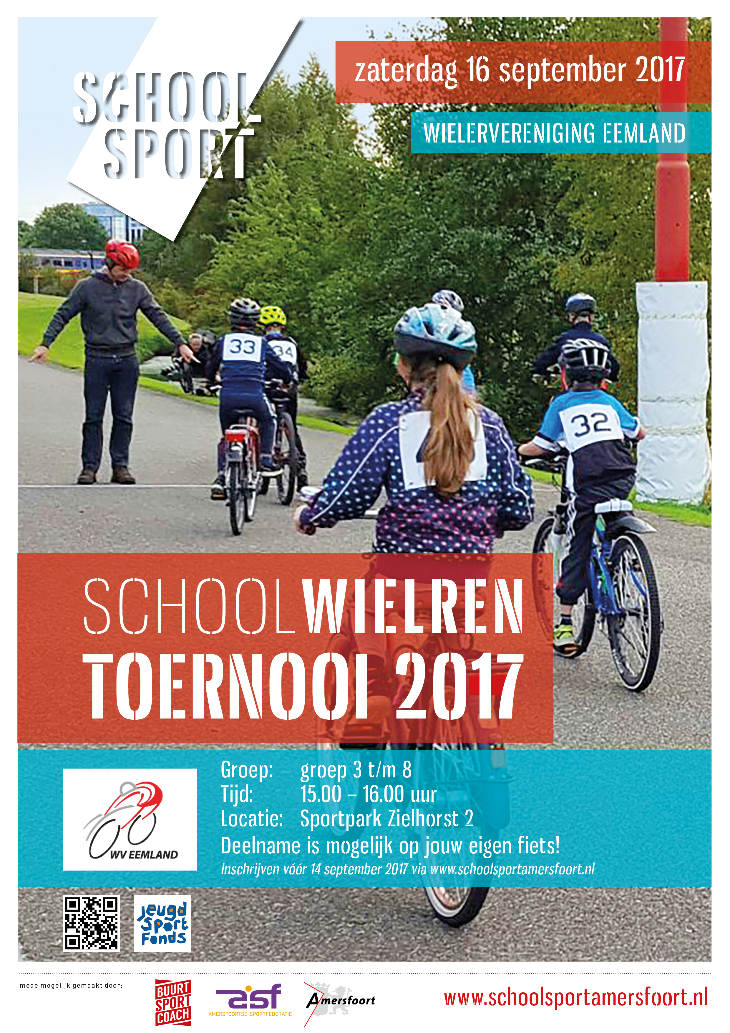 Poster Wielrentoernooi WV Eemland 2017