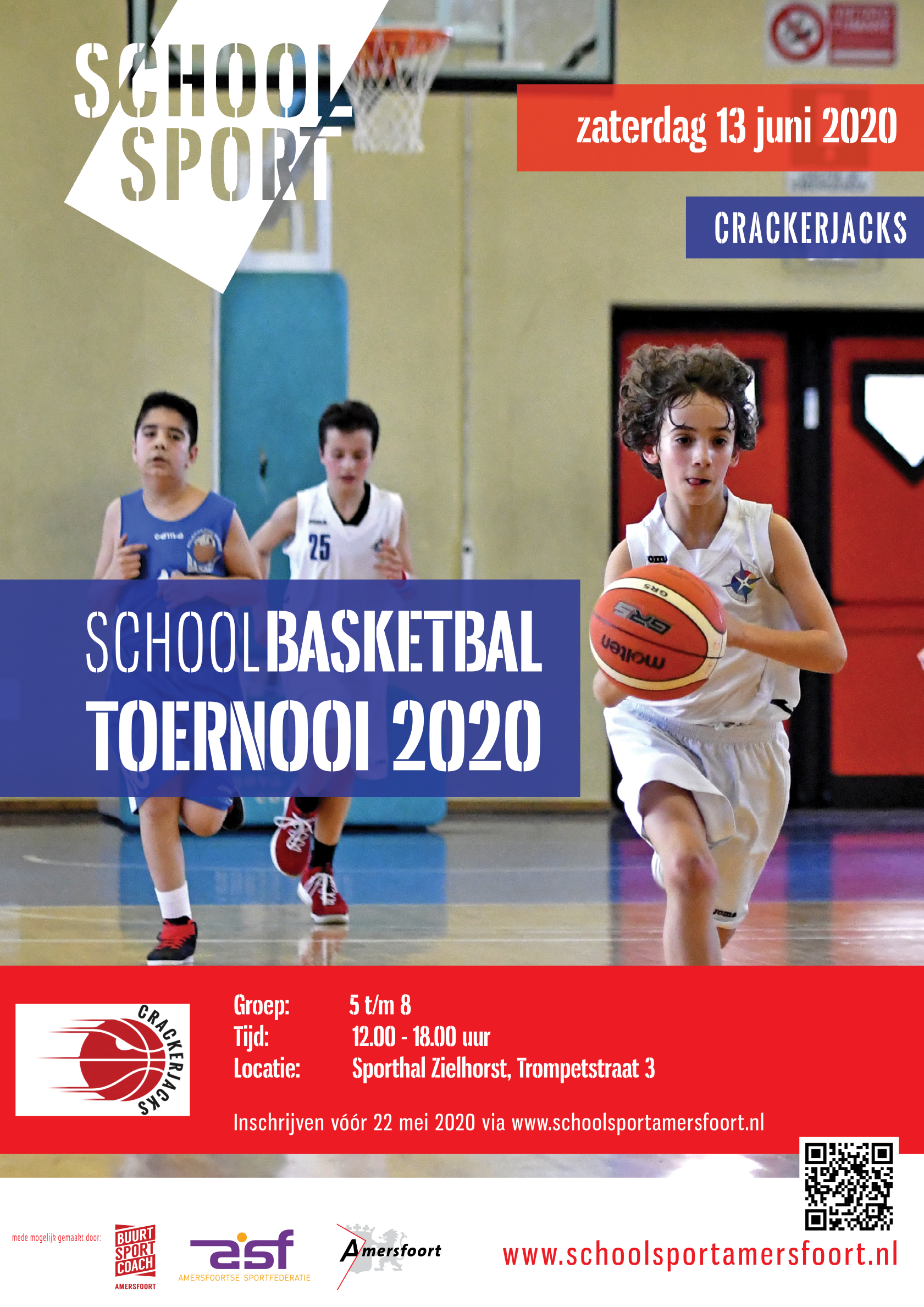 Poster School Basketbal Toernooi BO