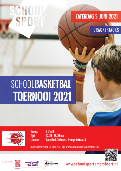 Poster School Basketbaltoernooi